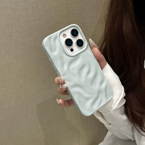 JIASHM iPhone 15 Pro Max�p �����\�t�g�V���R���P�[�X �L�����f�B�J���[�J�o�[(iPhone 15 Pro Max�p/�u���[)