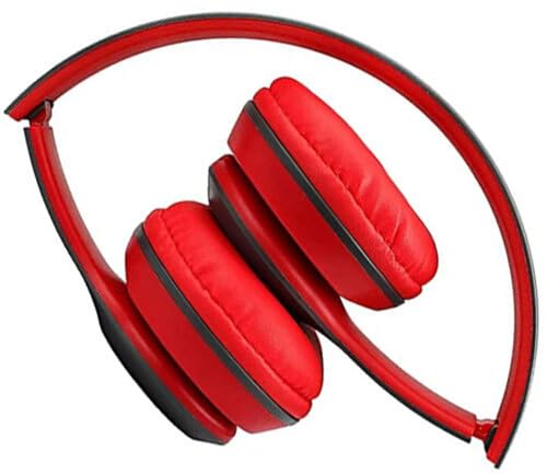 Image of 100% Sports Portable Bluetooth Headphone with HD Sound Quality. Bluetooth & Wired Headset (Red, On the Ear)