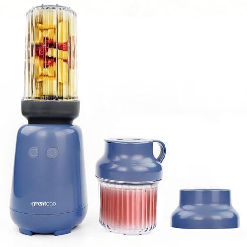 Greatogo 1000W 6-Blade Single-Serve Blender Exclusive Blender 28/14oz Tritan Blending