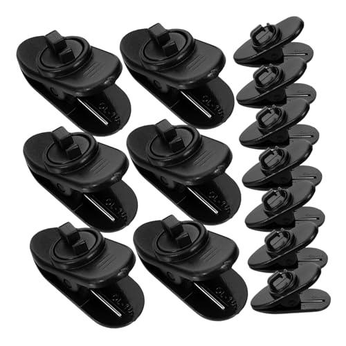 Toyvian 30 Piezas Clips de Micrófono Pequeños para Micrófono de Solapa Soportes de Cable de Accesorios de Solapa