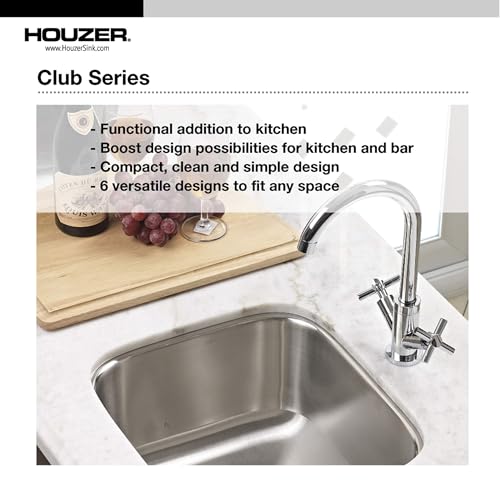 Houzer Colador Ovalado de Acero Inoxidable Compacto miniatura 5