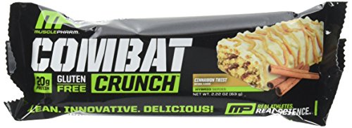 Muscle Pharm - Combat Crunch Cinnamon Twist, 12 bars ,net wt 26.67OZ Muscle Pharm - Combat Crunch Cinnamon Twist, 12 bars ,net wt 26.67OZ