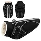 Protection Totale Contre les Intempéries: La surface extérieure waterproof et coupe-vent protège efficacement contre la pluie et le froid. La doublure intérieure en laine composite apporte chaleur et légèreté, sans alourdir votre compagnon pendant ses déplacements.