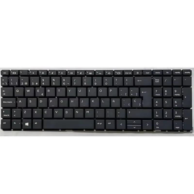Clavier HP ProBook 450 G8 650 G9 version US RU SP sans rétroéclairage