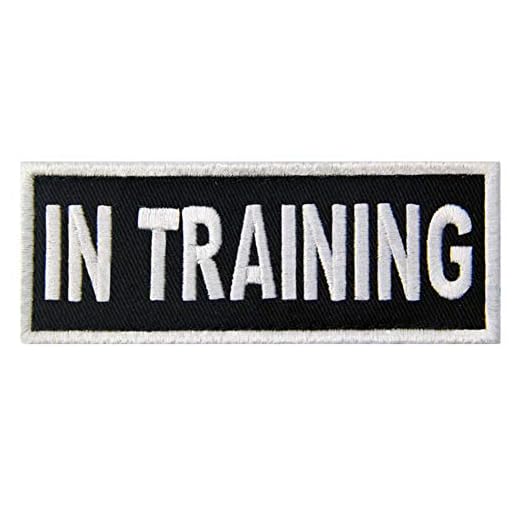 Chaleco de Alerta de Perro de Servicio con Emblema Bordado de Gancho y Lazo IN Training