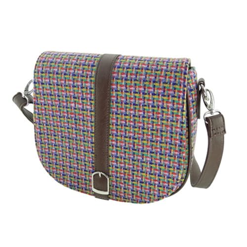 Women's Harris Tweed Beauly Shoulder Casual Bag Adjustable Strap Tartan Pattern Birthday Gift Mothr's day
