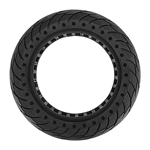Xiaoki 60/70-6.5 Solid Rubber Tyres 10 x 2.5 Solid Tyres for Segway Nine-bot Max G30 / G30E / G30LP Electric Scooter Front or Rear Honeycomb Tyres Anti-Slip Puncture Proof