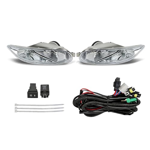 Image of munirater Left Right Side Fog Light Kit Replacement for Corolla 2005-2008 | Replacement for Camry 2002-2004, Replacement for Solara 2002-2003, With wiring & switch, Long-Lasting, Direct Replacement