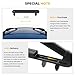 BougeRV Lockable Ski & Snowboard Racks for Car Roof, Extension with Sliding Feature, 28'' Fits 6 Pairs Skis or 4 Snowboards, Crab Mounting System Fits for Square/Aero/Oval Cross Bars (Black)