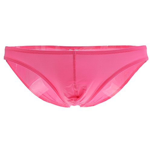 IPOTCH Calzoncillos Acogedores Calzoncillos De Tanga Calzoncillos De Surf Ropa De Baño Transparente Para Hombre Baño - Rosado, METRO