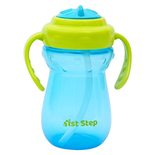 1st-Step-BPA-Free-Straw-Sipper-Cup-with-Twin-Handle-Blue