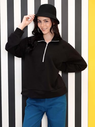 Image of KOTTY Women's Stylish Pullover Sweatshirt Ideal for Winter and Layered Looks