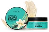 hacer crema corporal de vainilla La fórmula de la crema de soufflé está enriquecida con un complejo de componentes activos, escualano de azúcar, extracto de vainilla planifonia, manteca de karité y jojoba, todos estos componentes proporcionan la máxima hidratación, aporta elasticidad a la piel, suavidad y terciopelo.