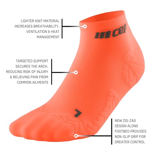 Image of CEP 2024 Ultralight Low Cut Socks for Women - Lightweight Athletic Compression Ankle Socks with Ultimate Breathability