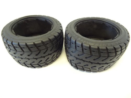 King Motor Buggy Road Tarmac Rear Tires (set of 2) Fit HPI Baja 5B 2.0 Rovan Desert Buggy - Thumbnail 4