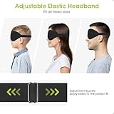 100% Blackout Sleep Mask for Women Men- Laitver Perfect Eye Sleeping Mask for Side Sleeper, Zero Eye Pressure, 3D Cutout Eyeball Movement Friendly, Ultra Soft & Comfortable Blindfold for Travel/Nap - Image 8