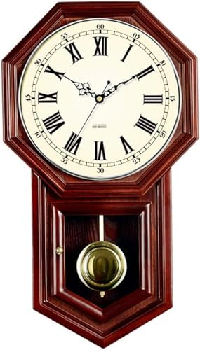 Horloge murale vintage XJBTBA pour rompre la monotonie d'un couloir vide