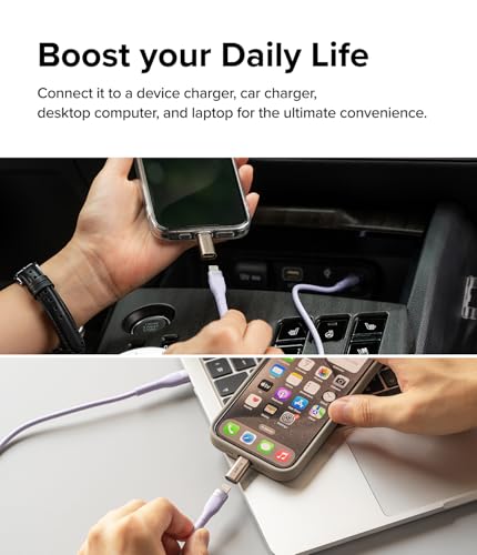 Adaptateur Lightning vers USB C Ringke au design compact et finitions soignées