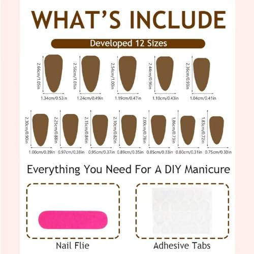 Image of Bow Star Press on Nails Red Fake Nails with Rhinestone Design Gold French Tip Glue on nails Medium Almond False Nails Glossy Artificial Acrylic Full Cover Stick on Nails for Women Manicure 24Pcs
