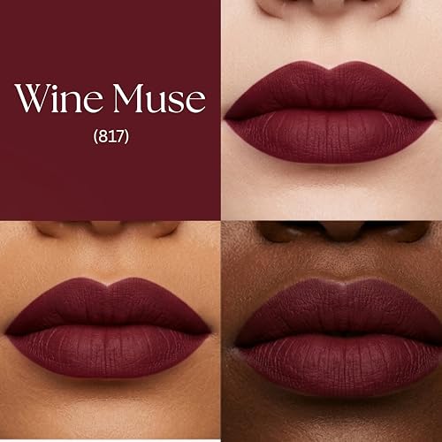 Image of BARELOVE SLAY All Day Non-Drying Liquid Lipstick for Women with Matte Finish One Swipe Application | Highly Pigmented |Smooth Glide Formula | Long Lasting | Transferproof | 12 ml | 817-WINE MUSE