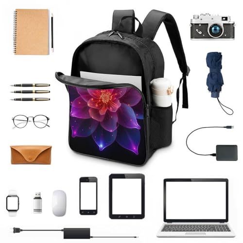 Mochila escolar preescolar flores 3D impermeable guardería infantil 4