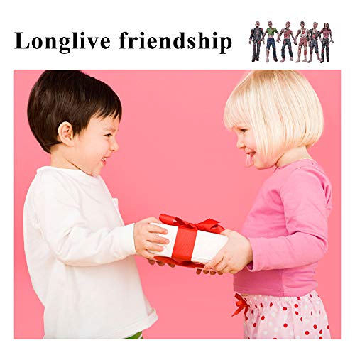 Set of 6 Zombie Toys Action Figures Toys Terror Corpse