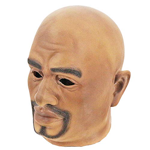 Realistic Human Face Latex Mask Man Old Male Disguise Costumes Halloween Fancy Dress