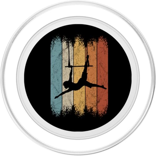 PopGrip pour MagSafe silhouette de trapèze aérien rétro