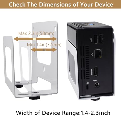 Heymaillc APPLE TV WALL MOUNT Adjustable Cable Box Mount Small Modem Wall Mount Wall Mount Holder thumb #2