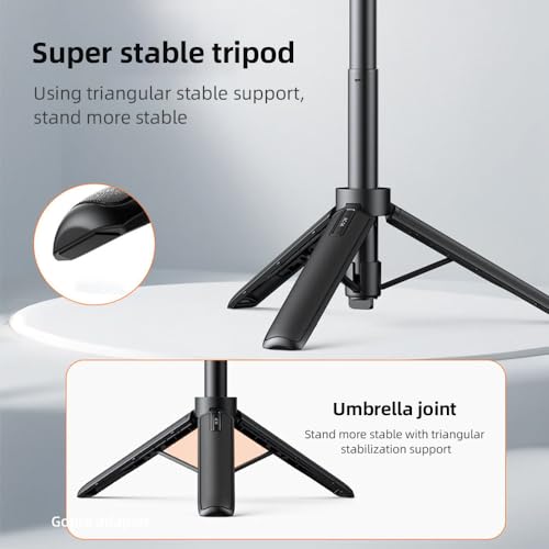 Soporte extensible HUIOP AC04 trípode palo selfie magnético compatible con Hero 12 5