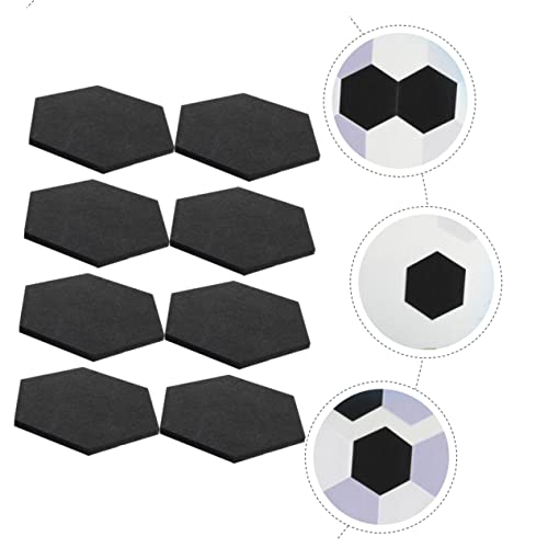 Kisangel 12 piezas paneles acústicos hexagonales de fieltro para decoración de pared, aislante de sonido, resistente al desgaste y antideslizante miniatura 3