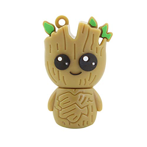 Dessin Animé Clé USB Groot Pen Drive 16 Go USB Flash Drive 32 Go 64 Go Memory Stick Pendrive Créatif Cadeaux (32GB)