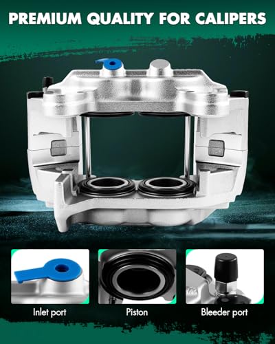 Image of SCITOO Front Driver & Passenger Disc Brake Calipers 192632 192633 For Toyota For Sequoia 2001-2002,For Toyota For Tundra 2000-2003,2PCS