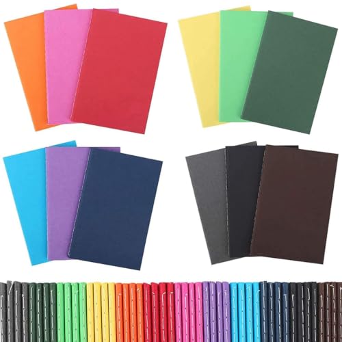 Carnets de poche à pages lignées format A6 pour vos voyages et notes de bureau