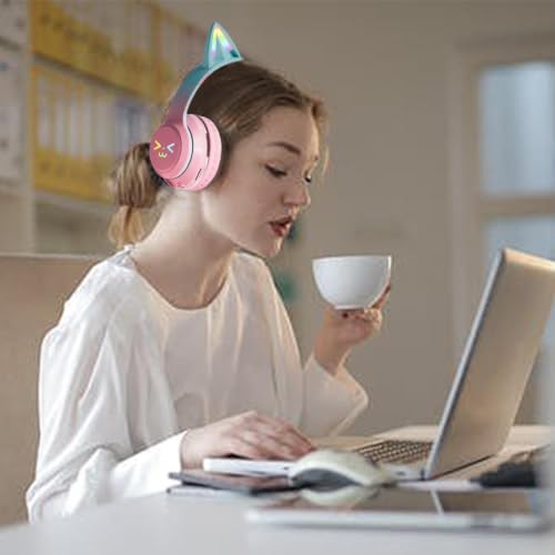 Casque Bluetooth pliable oreilles de chat avec design confortable - 3