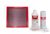 Lieferumfang: BMC Sportluftfilter + BMC Reinigungskit (Reinigungsmittel+Filterölspray)