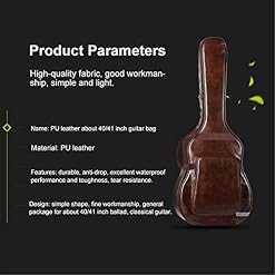 Initial heart De Guitaire – PU Cortex Épaissir Sac De Guitare,Etui pour Guitare Folk,40 Pouces 41 Pouces Sac À Dos pour… - Les Beatles, Paul McCartney, John Lennon, RIngo Starr, George Harrison Initial heart De Guitaire - PU Cortex Épaissir Sac De Guitare,Etui pour Guitare Folk,40 Pouces 41 Pouces Sac À Dos pour… – Image 4