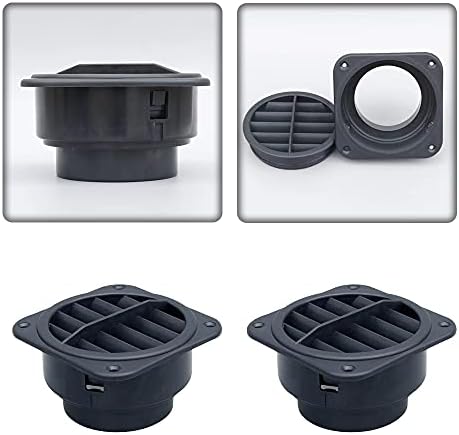 2 Pcs Car Heater Outlet Air Vent Heater Open Outlet Ducting Warm Air Vent Outlet for Air Diesel Parking Heater