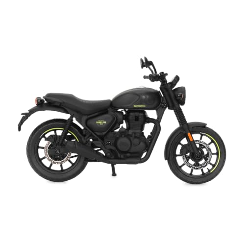 Image of Royal Enfield Hunter 350 Scale Model | 1:12 Diecast Metal & Plastic | Working Suspension&Side Stand | Steerable Handlebars | Free-Rolling Wheels| Authentic Mirrors|Collectors Essential Graphite Grey