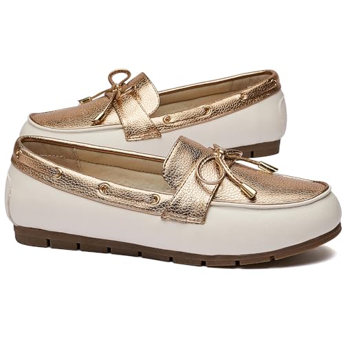 Image of Loafers for Women Comfortable Slip On Flats with Memory Foam Insole for Daily Wearing