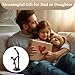 Sziqiqi Figurines Gifts for Father - Dad Daughter Iron Statues Father Daughter Love Sculpture Decoration for Fathers Day Wedding Christmas Birthday Gifts for Dad for Son Husband