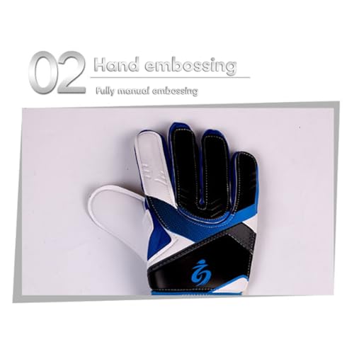 TSMORY Guantes de portero de fútbol con protección de muñeca, agarre fuerte, guantes de portero para jóvenes y adultos - imagen 7