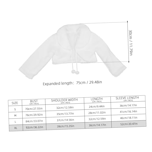 Chaqueta de abrigo tipo capa de piel sintética y chal de vestir formal niñas 2