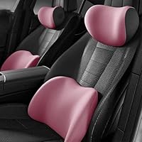 WENYINGLIHAI Ergonomische kopfstütze und lendenkissen für Citroen C1 C2 C3 C4 C5 C6 C8/Dispatch Jumper, Autositze Kopfstütze Lendenwirbelstütz Rückenstütze Kissen Weichheit Zubehör,D/Pink WENYINGLIHAI Ergonomische kopfstütze und lendenkissen für Citroen C1 C2 C3 C4 C5 C6 C8/Dispatch Jumper, Autositze Kopfstütze Lendenwirbelstütz Rückenstütze Kissen Weichheit Zubehör,D/Pink