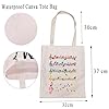 BNQL Music Note Tote Bag Funny Music Gifts for Music Lover Music Teacher Student Gifts Cute Music Bird Musician Art Tote Bag (when words fall music speak TOTE) #2