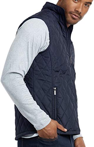 ToBeInStyle Men's Lightweight Layering Insulating Zip Up Puffer Vest3