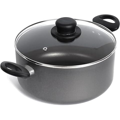 Homatz 8L Non-Stick Cooking Pot with Lid Cover