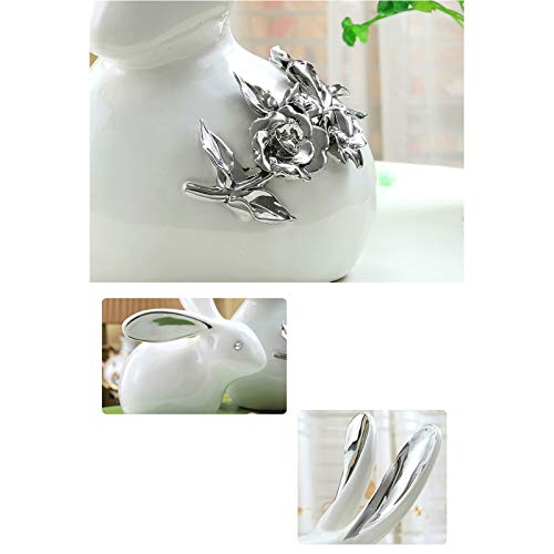 Ornement de collection lapin en céramique pour cadeau de maison - 2