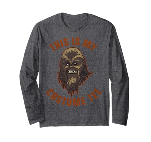 T-shirt Star Wars Chewbacca manches longues fini le déguisement inconfortable