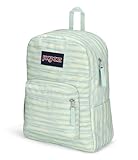 Mochila JanSport Cross Town Navy70s Space Dye Fresh Mint Tamanho 26L